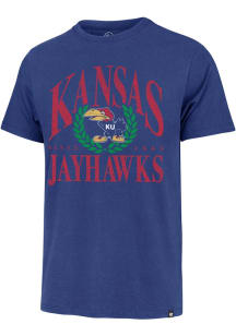 47 Kansas Jayhawks Black Pitchout Franklin Short Sleeve Fashion T Shirt