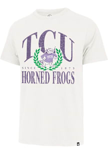 47 TCU Horned Frogs Ivory Pitchout Franklin Short Sleeve Fashion T Shirt