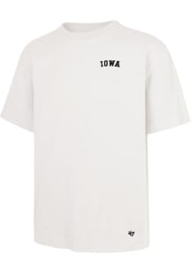 Iowa Hawkeyes Ivory 47 Postered Foundation Short Sleeve Fashion T Shirt