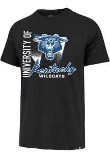 47 Kentucky Wildcats Black Side Arm Franklin Short Sleeve Fashion T Shirt