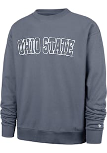 47 Ohio State Buckeyes Mens Charcoal Trademark Foundation Long Sleeve Crew Sweatshirt