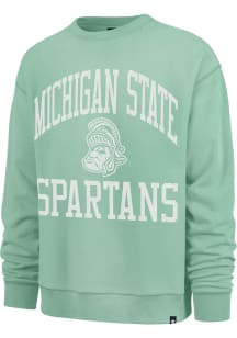 Mens Michigan State Spartans Dark Grey 47 Wave Rider River Crew Sweatshirt