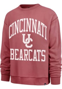 Mens Cincinnati Bearcats Red 47 Wave Rider River Crew Sweatshirt