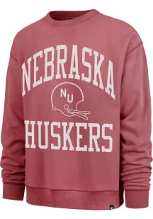 Mens Nebraska Cornhuskers Red 47 Wave Rider River Crew Sweatshirt