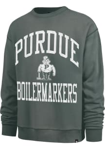 Mens Purdue Boilermakers Dark Grey 47 Wave Rider River Crew Sweatshirt