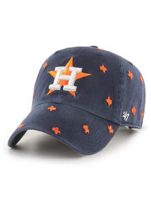 47 Houston Astros Navy Blue Confetti Clean Up Womens Adjustable Hat