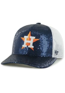 47 Houston Astros Orange Dazzle Trucker Womens Adjustable Hat