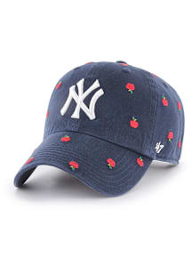 47 New York Yankees Navy Blue Confetti Clean Up Womens Adjustable Hat