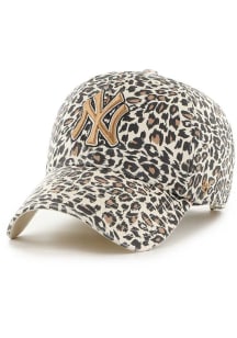 47 New York Yankees Brown Lisa Clean Up Womens Adjustable Hat