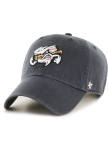 47 Omaha Storm Chasers Clean Up Adjustable Hat - Charcoal