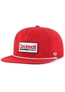 47 Cincinnati Reds Red Pollock Rope Captain RF Mens Snapback Hat