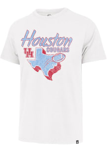 47 Houston Cougars White Football Franklin Short Sleeve Fashion T Shirt