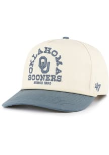 47 Oklahoma Sooners 2T Canyon Ranchero Hitch Adjustable Hat - Ivory