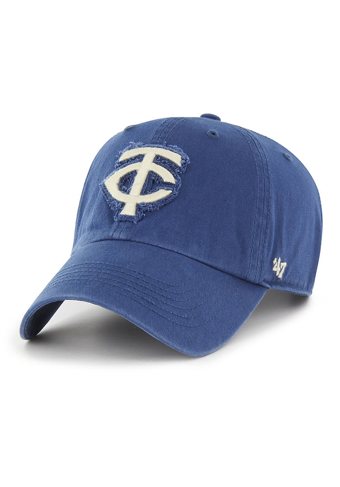 47 Minnesota Twins BLUE Chasm Clean Up Adjustable Hat - 48023253