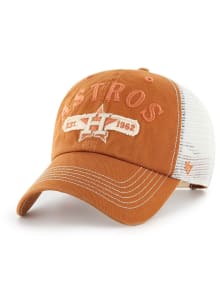 47 Houston Astros Riverbank Clean Up Adjustable Hat - Burnt Orange