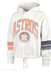 47 Houston Astros Womens White Harper Hooded Sweatshirt