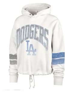 47 Los Angeles Dodgers Womens White Harper Hooded Sweatshirt