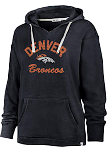 47 Denver Broncos Womens Blue Kennedy Hooded Sweatshirt