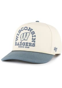 47 Ivory Wisconsin Badgers 2T Canyon Ranchero Hitch Adjustable Hat