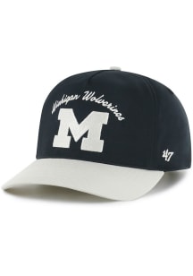 47 Black Michigan Wolverines Stable Hitch Adjustable Hat