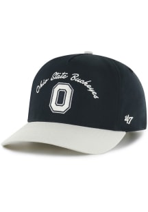 47 Black Ohio State Buckeyes Stable Hitch Adjustable Hat