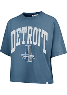 47 Detroit Lions Womens Blue Shale Short Sleeve T-Shirt