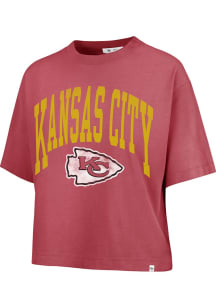 47 Kansas City Chiefs Womens Red Shale Short Sleeve T-Shirt