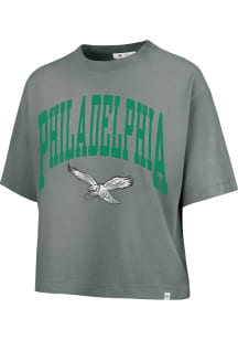 47 Philadelphia Eagles Womens Grey Shale Short Sleeve T-Shirt
