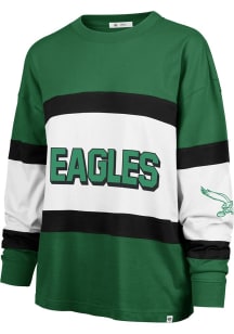 47 Philadelphia Eagles Womens Kelly Green Breezyway Crew Sweatshirt