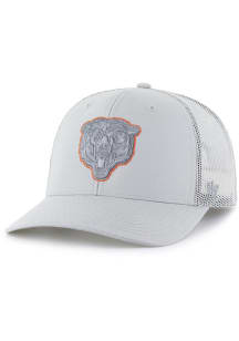47 Chicago Bears Strap Trucker Adjustable Hat - Grey