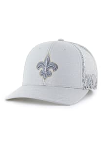47 New Orleans Saints Strap Trucker Adjustable Hat - Grey