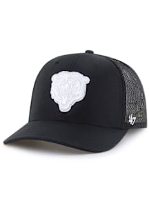 47 Chicago Bears Strap Trucker Adjustable Hat - Black