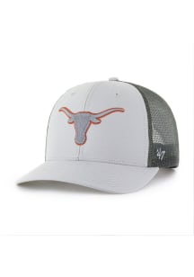 47 Texas Longhorns Outline Trucker Adjustable Hat - Grey
