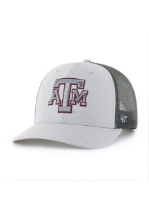 47 Texas A&amp;M Aggies Outline Trucker Adjustable Hat - Grey
