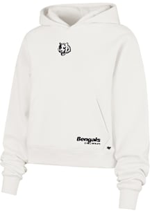 47 Cincinnati Bengals Womens White Sue Hooded Sweatshirt