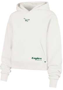 47 Philadelphia Eagles Womens White Sue Hooded Sweatshirt