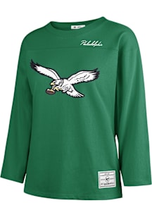 47 Philadelphia Eagles Womens Kelly Green Game LS Tee