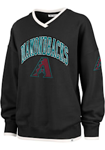 47 Arizona Diamondbacks Womens Black Daze Crew Sweatshirt