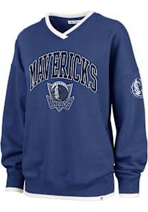 47 Dallas Mavericks Womens Blue Daze Crew Sweatshirt