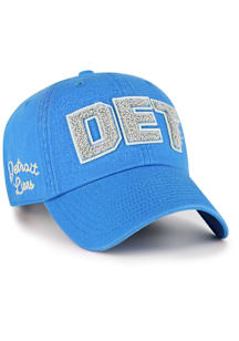 47 Detroit Lions Blue Zoey Clean Up Womens Adjustable Hat