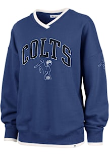 47 Indianapolis Colts Womens Blue Daze Crew Sweatshirt