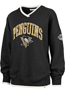47 Pittsburgh Penguins Womens Black Daze Crew Sweatshirt