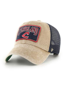 47 Cleveland Guardians Dial Clean Up Adjustable Hat - Khaki