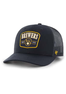 47 Milwaukee Brewers Squad Trucker Adjustable Hat - Navy Blue