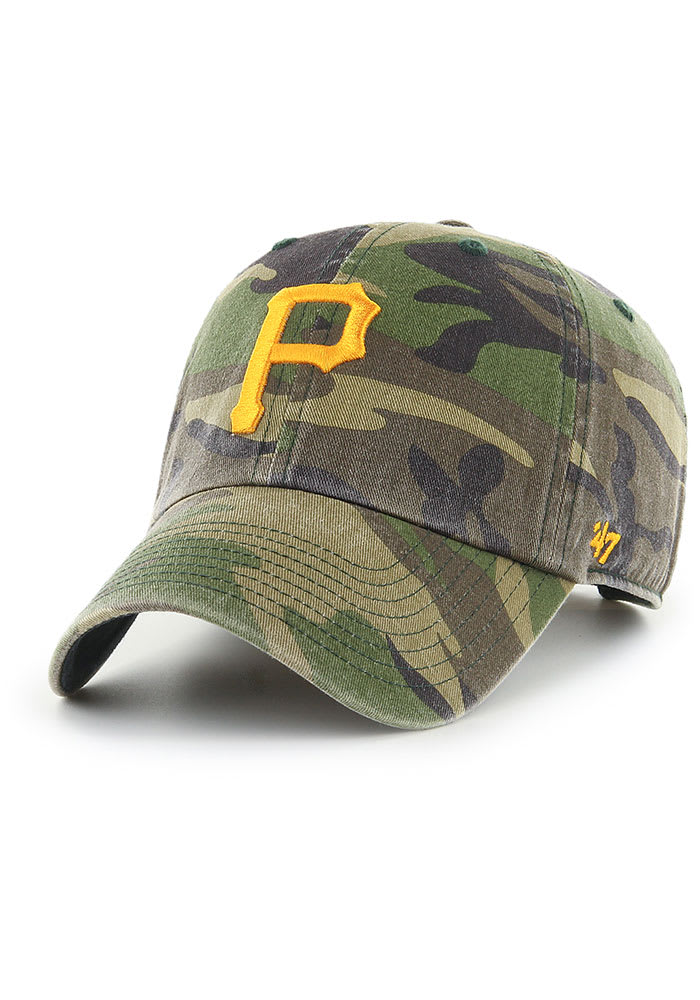 47 Pittsburgh Pirates Camo Clean Up Adjustable Hat - Green