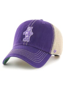 47 Purple K-State Wildcats Trawler Clean Up Adjustable Hat