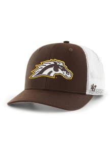 47 Brown Western Michigan Broncos Trucker Adjustable Hat