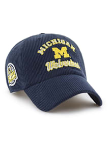 47 Michigan Wolverines SCL SQUIB 47 CLEAN UP Adjustable Hat - Blue