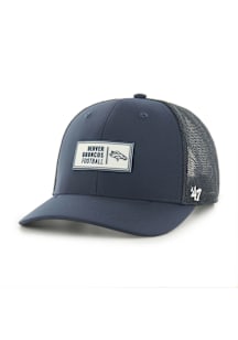 47 Denver Broncos Cypher Trucker Adjustable Hat - Navy Blue