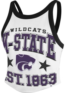 Womens K-State Wildcats White 47 Energize Tank Top